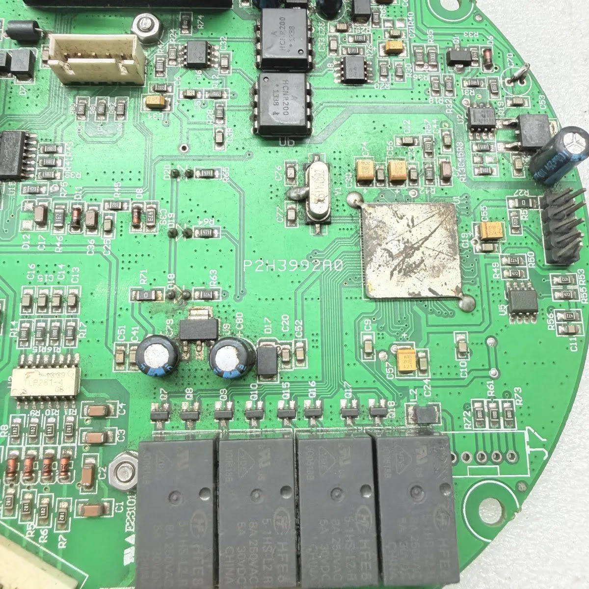 CIRCULAR PCB CONTROL BOARD XZ-M140704 P2H3992A0 LCD DISPLAY LED INDICATOR RELAY