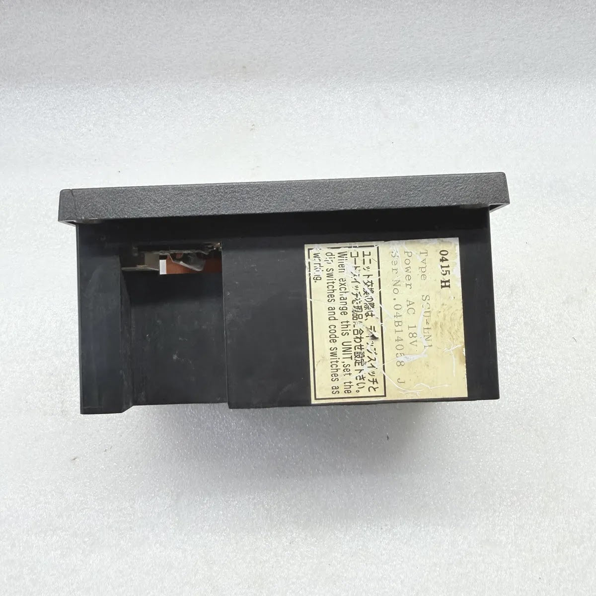JRCS SCU-LN1 SOURCE RUN START STOP CONTROL UNIT AC 18V - FOR PARTS