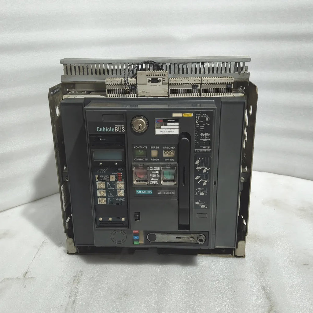 Siemens WL II 2000 S ACB 3WL1220-3FB36-4GA4 2000A 1000V CubicleBUS