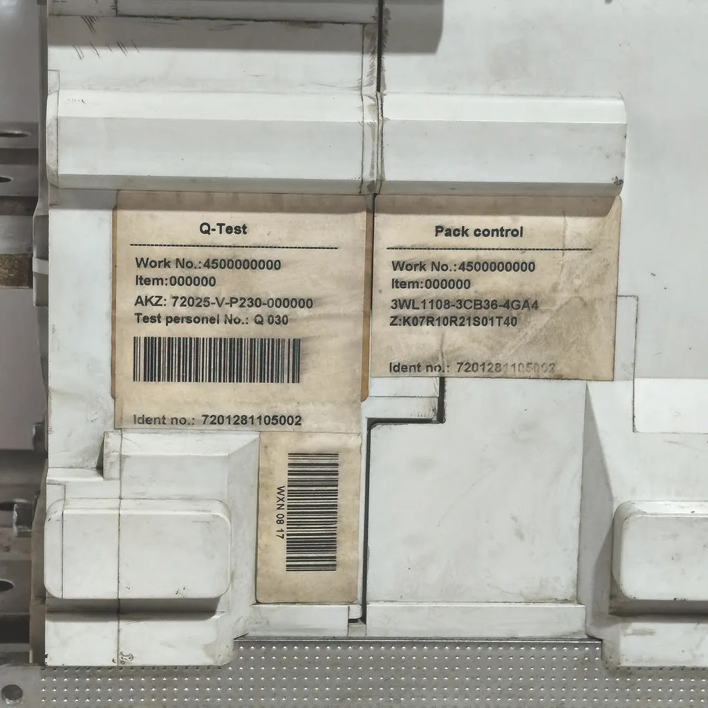 Siemens WL I 800 S ACB 3WL1108-3CB36-4GA4 800A 690V 66kA ETU25B