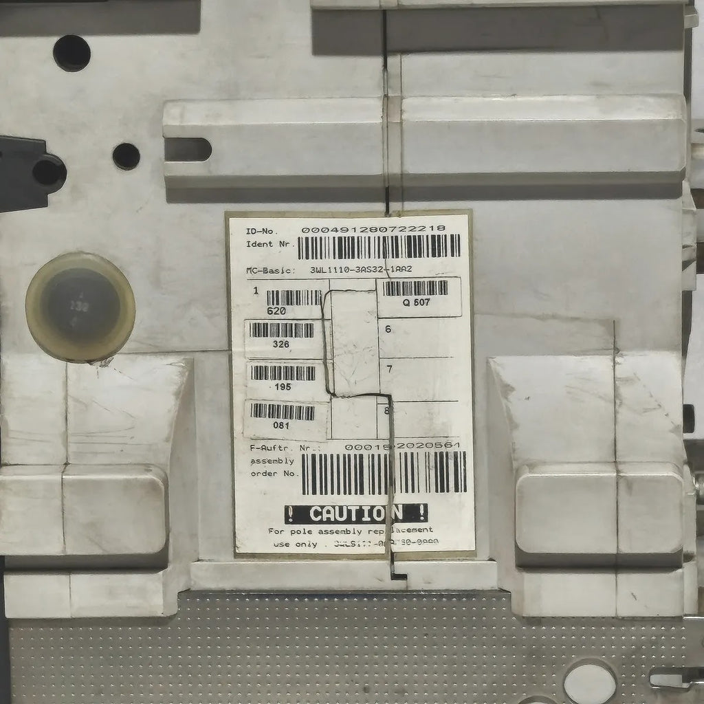 Siemens WL I 800 S Air Circuit Breaker 3WL1108-3CB36-4GA4 800A ETU25B 3P