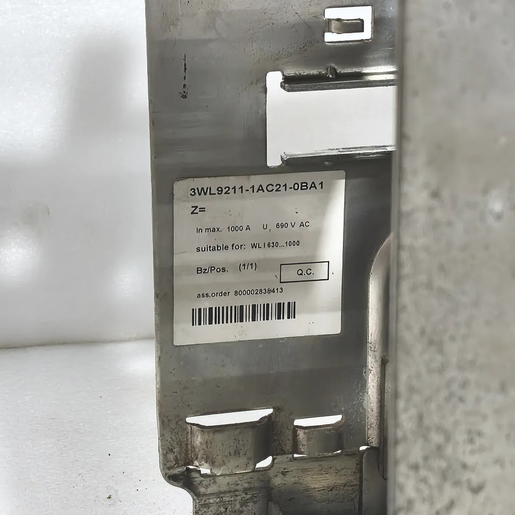 Siemens WL I 800 S Air Circuit Breaker 3WL1108-3CB36-4GA4 800A ETU25B 3P