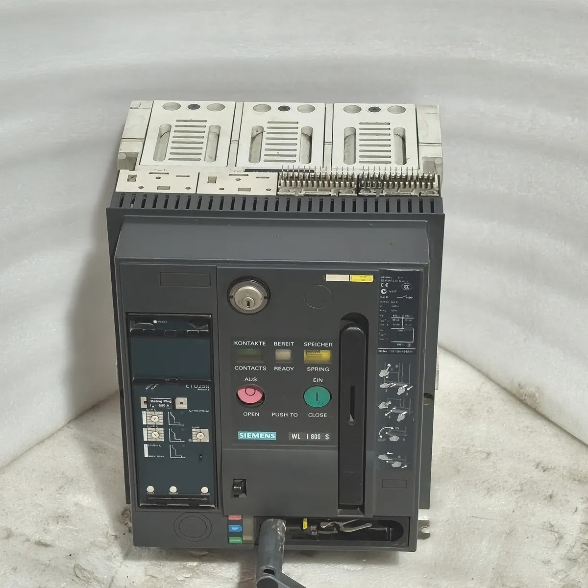 Siemens WL I 800 S Air Circuit Breaker 3WL1108-3CB36-4GA4 800A ETU25B 3P