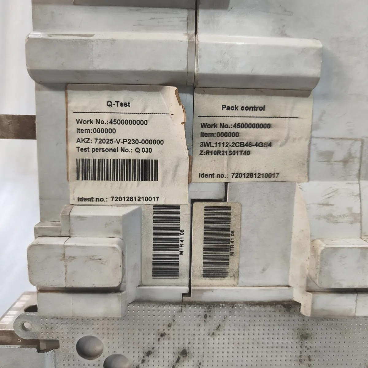 Siemens 3WL1112-2CB45-4GS4-Z Air Circuit Breaker WL I 1250 N 1250A 690V 4-Pole