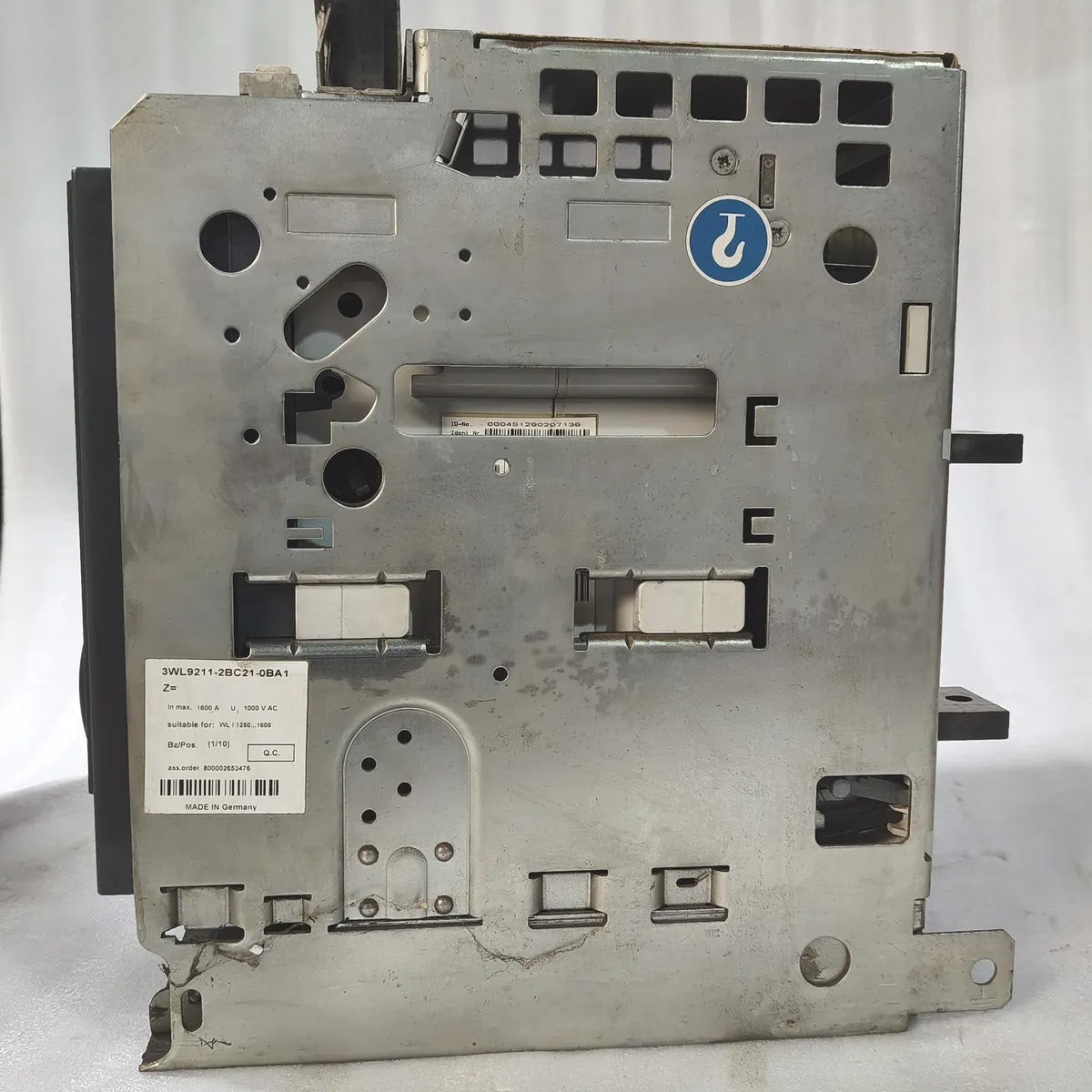 Siemens 3WL1112-2CB46-4GS4 Air Circuit Breaker WL I 1250 N 1250A 1000V ETU25B