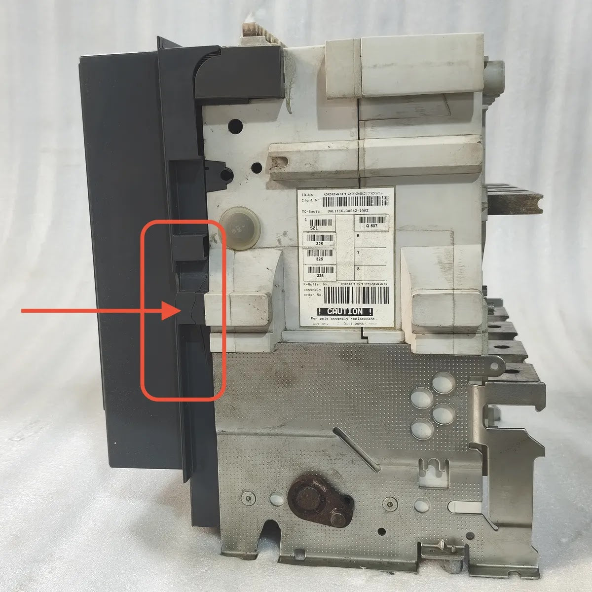 Siemens 3WL1112-2CB45-4GS4-Z ACB WL I 1250 N 1250A 1000V AC ETU25B Cat B