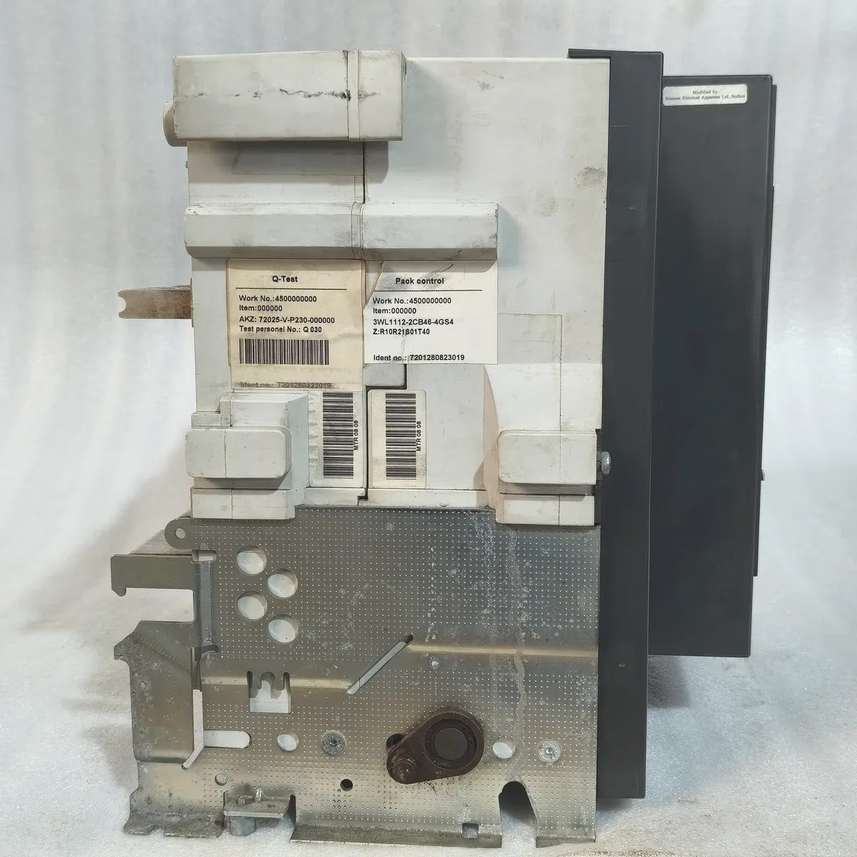 Siemens 3WL1112-2CB46-4GS4-Z Air Circuit Breaker WL I 1250 N 4-Pole 1250A 1000V