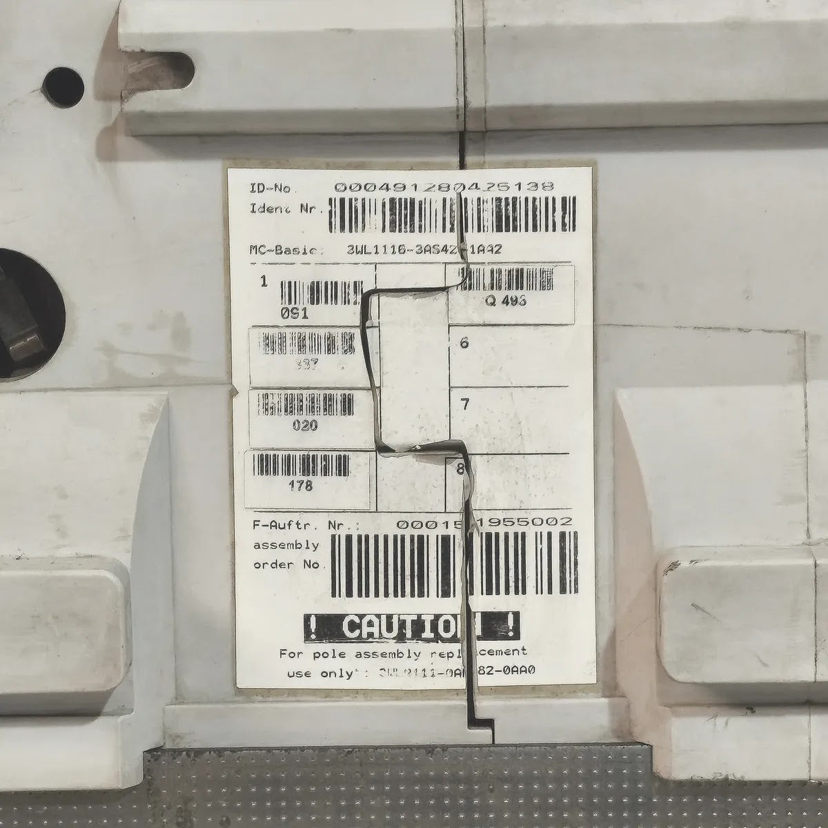 Siemens 3WL1112-2CB46-4GS4-Z Air Circuit Breaker WL I 1250 N 4-Pole 1250A 1000V