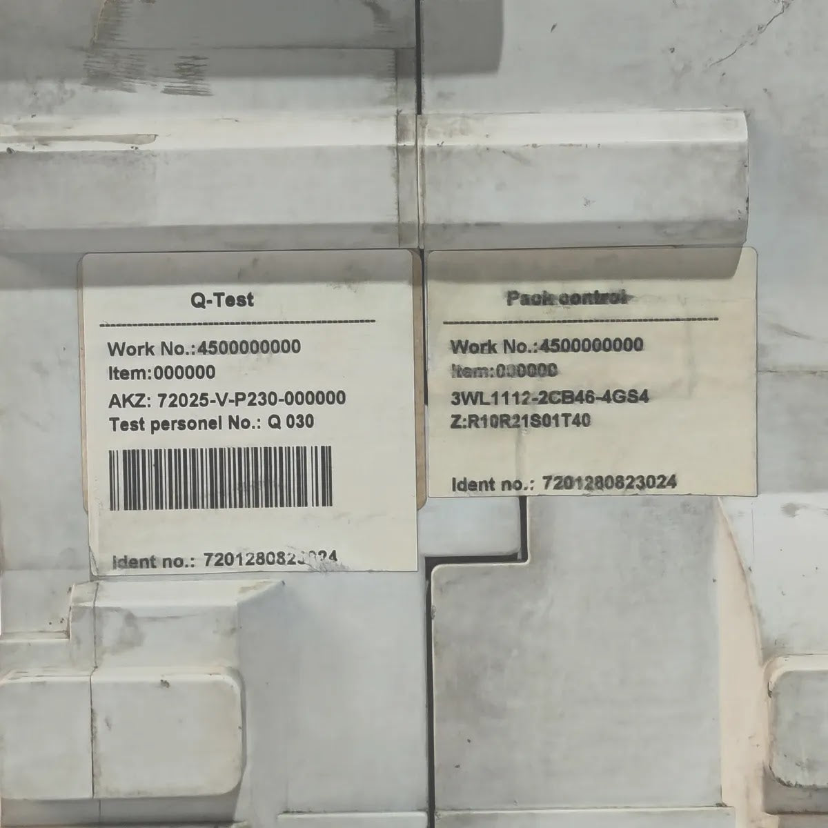 Siemens 3WL1112-2CB46-4GS4-Z ACB WL I 1250 N 1250A 1000V 12kV Rating Plug 1250A