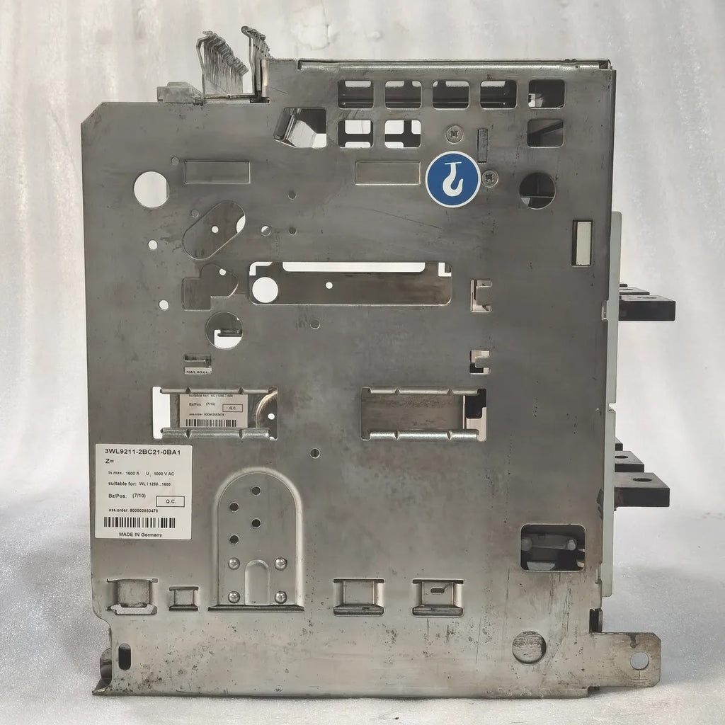 Siemens 3WL1112-2CB46-4GS4-Z ACB WL I 1250 N 1250A 1000V 12kV Rating Plug 1250A