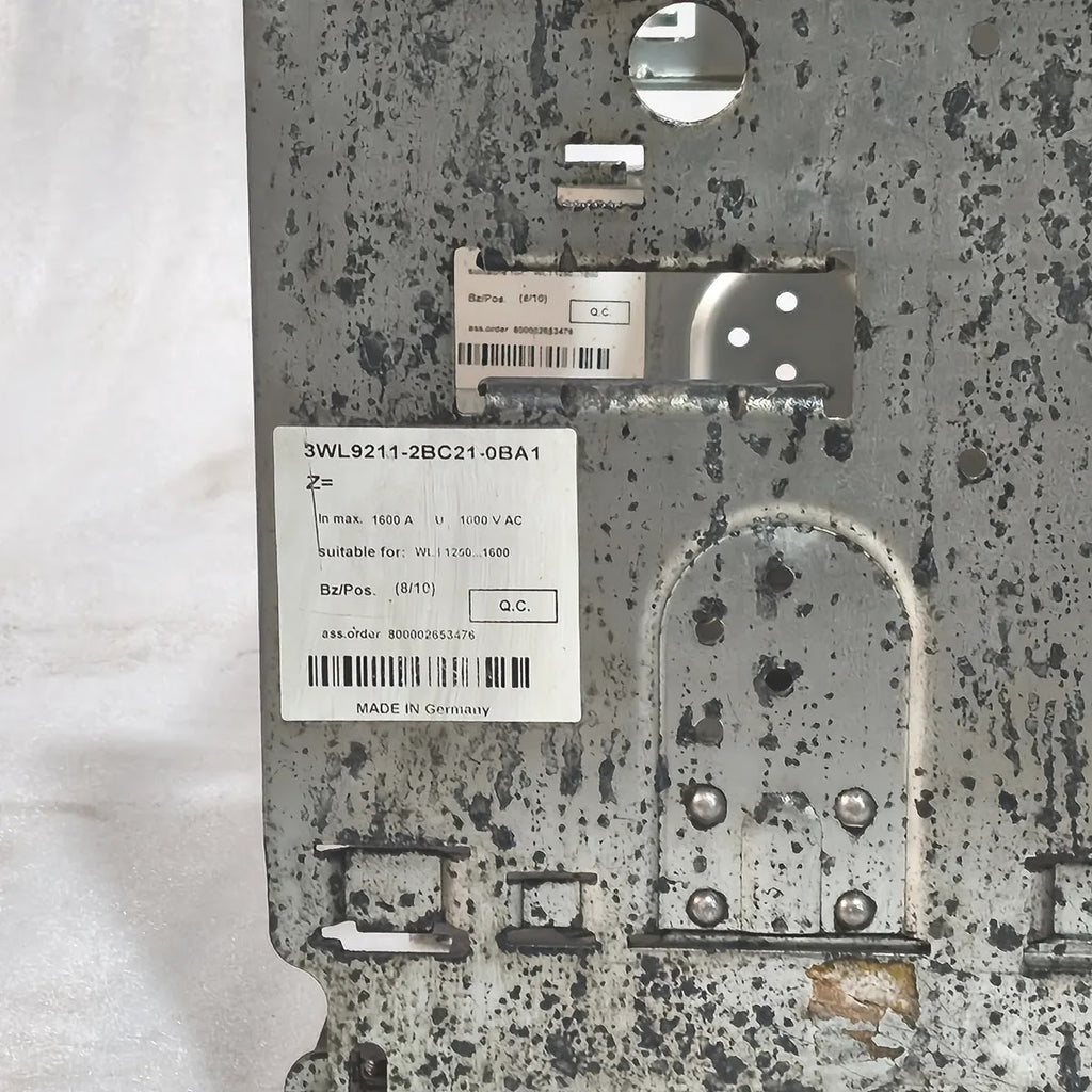 Siemens WL I 1250 N Air Circuit Breaker 3WL1116-3AS42-1AA2 1250A 1000V 55kA
