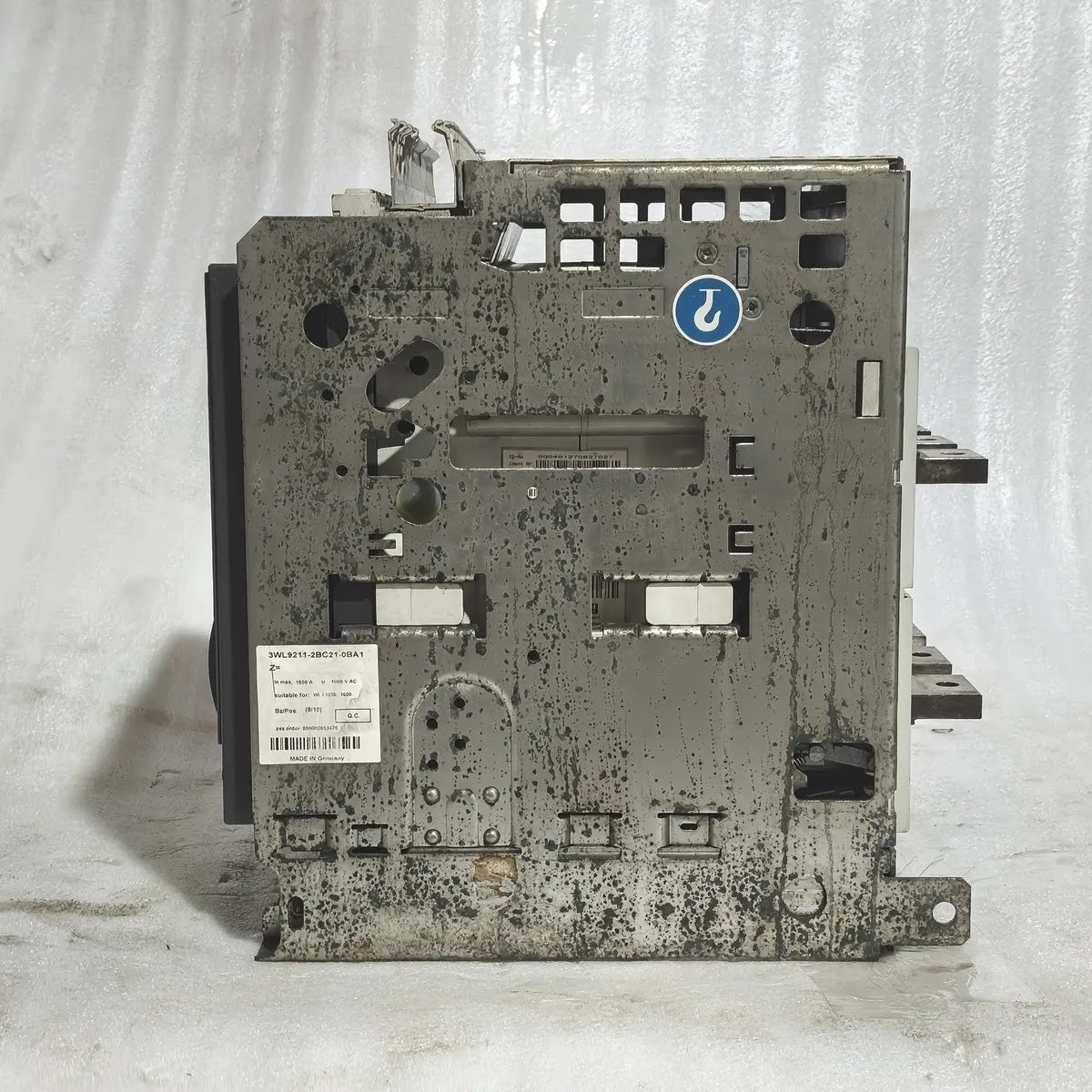 Siemens WL I 1250 N Air Circuit Breaker 3WL1116-3AS42-1AA2 1250A 1000V 55kA