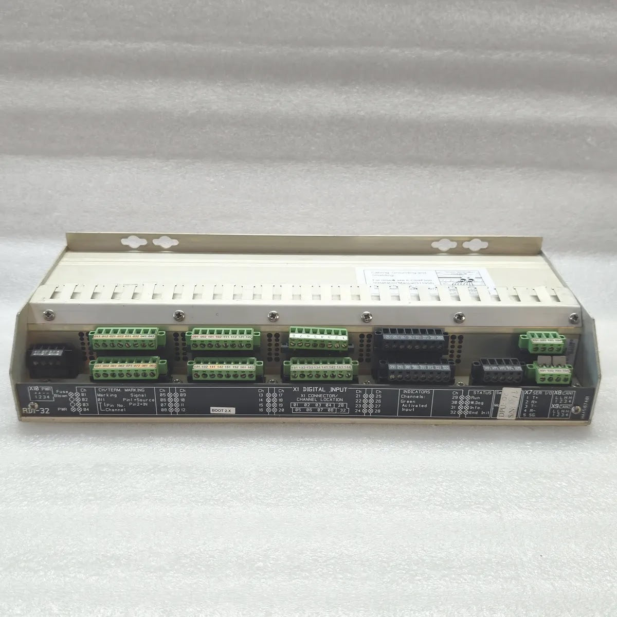 KONGSBERG RDi-32 8100154 Remote Digital Input Module 32 Channel REVISION F3