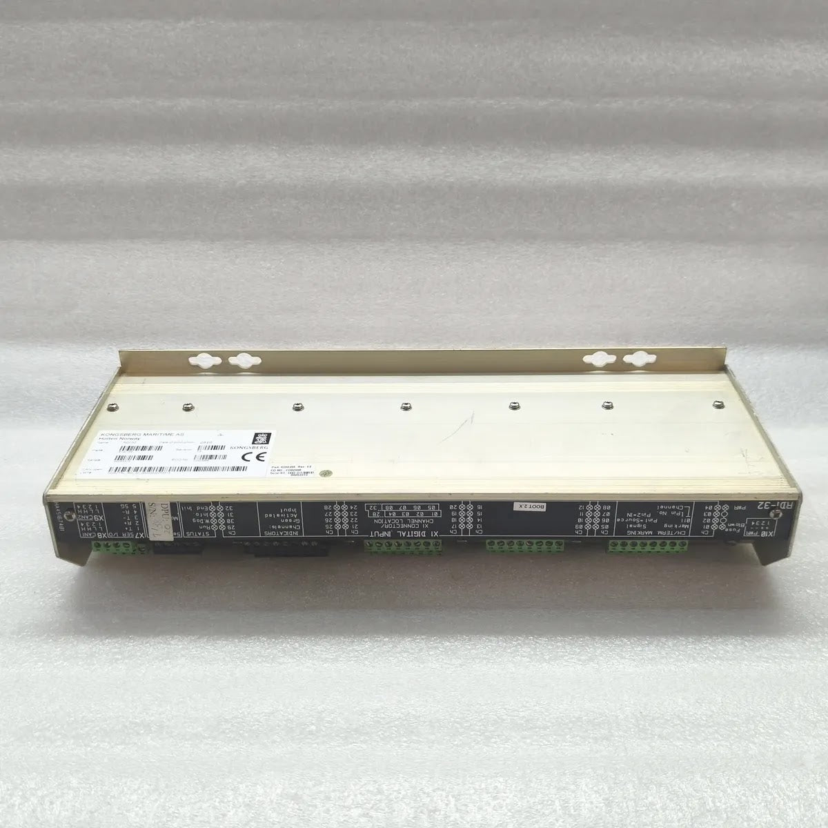 KONGSBERG RDi-32 8100154 Remote Digital Input Module 32 Channel REVISION F3