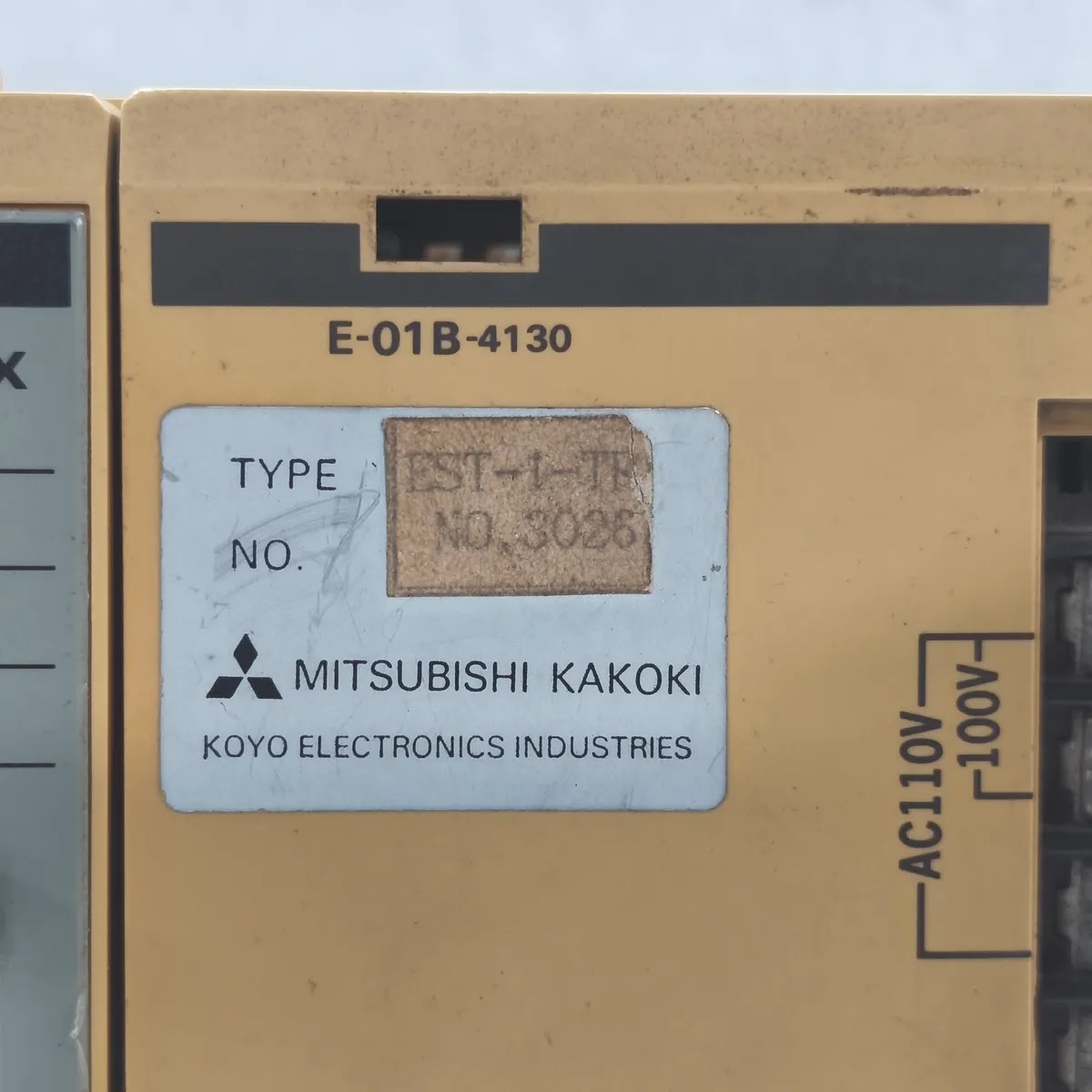 KOYO E-01B-4130 SR-21-EX PLC Rack CPU I/O Modules AC100-110V
