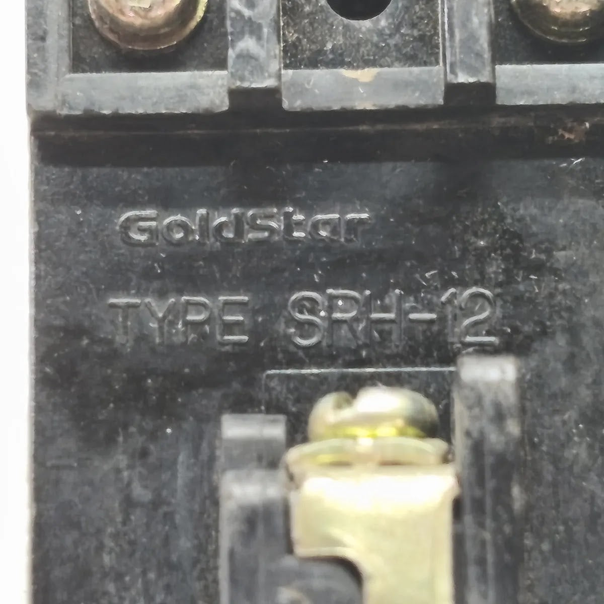 GOLDSTAR SRH-12 Thermal Overload Relay 0.45-0.75A