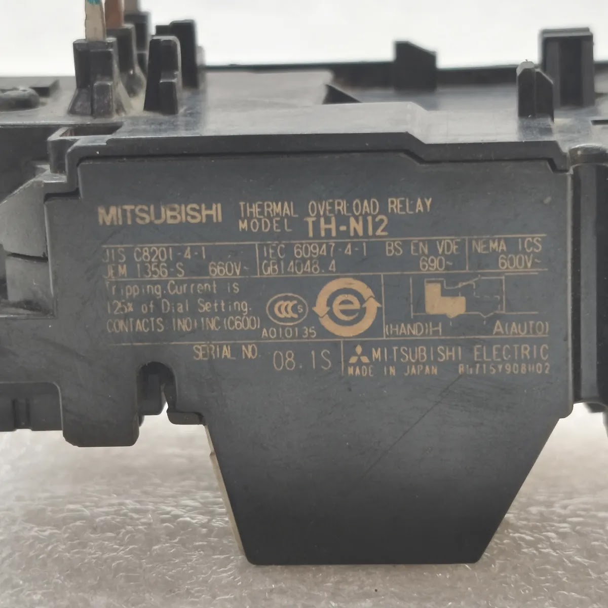 MITSUBISHI TH-N12 Thermal Overload Relay 2-3A 660V