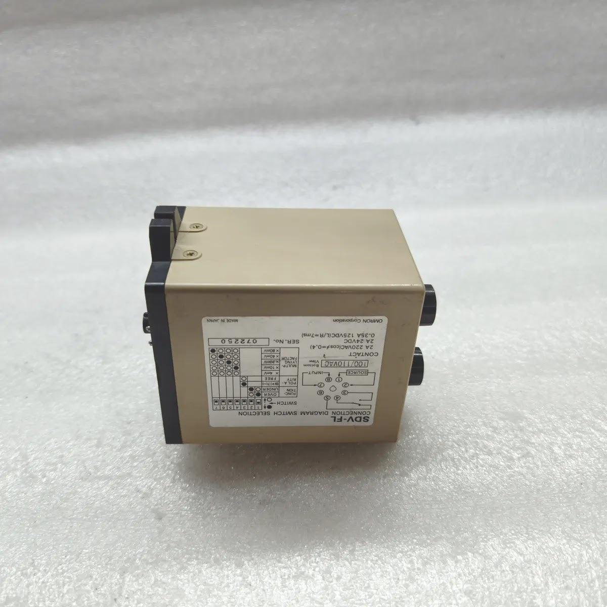 OMRON SDV-FL6 Voltage Sensor 100/110VAC