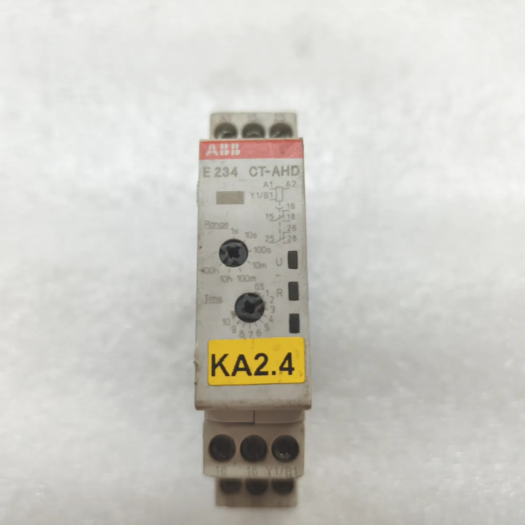 ABB CT-AHD.22 E234 OFF-DELAY TIME RELAY 0.05s-100h AC 24-240V DC 24-48V 2 C/O