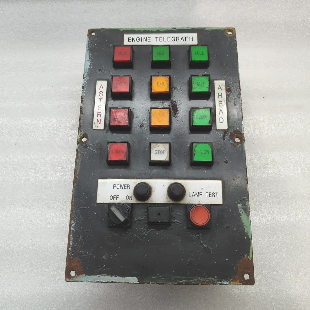 ENGINE TELEGRAPH Control Panel LE12T-OM With Matsushita Relays Marine Ahead