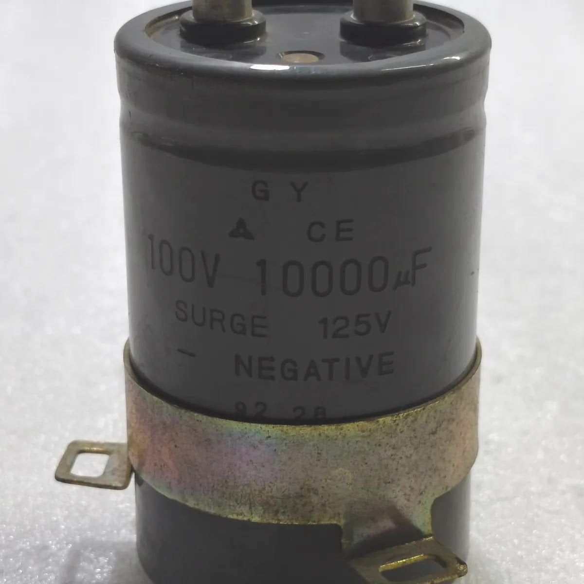 GY Electrolytic Capacitor 100V 10000μF Surge 125V Negative CE Snap-In Mount