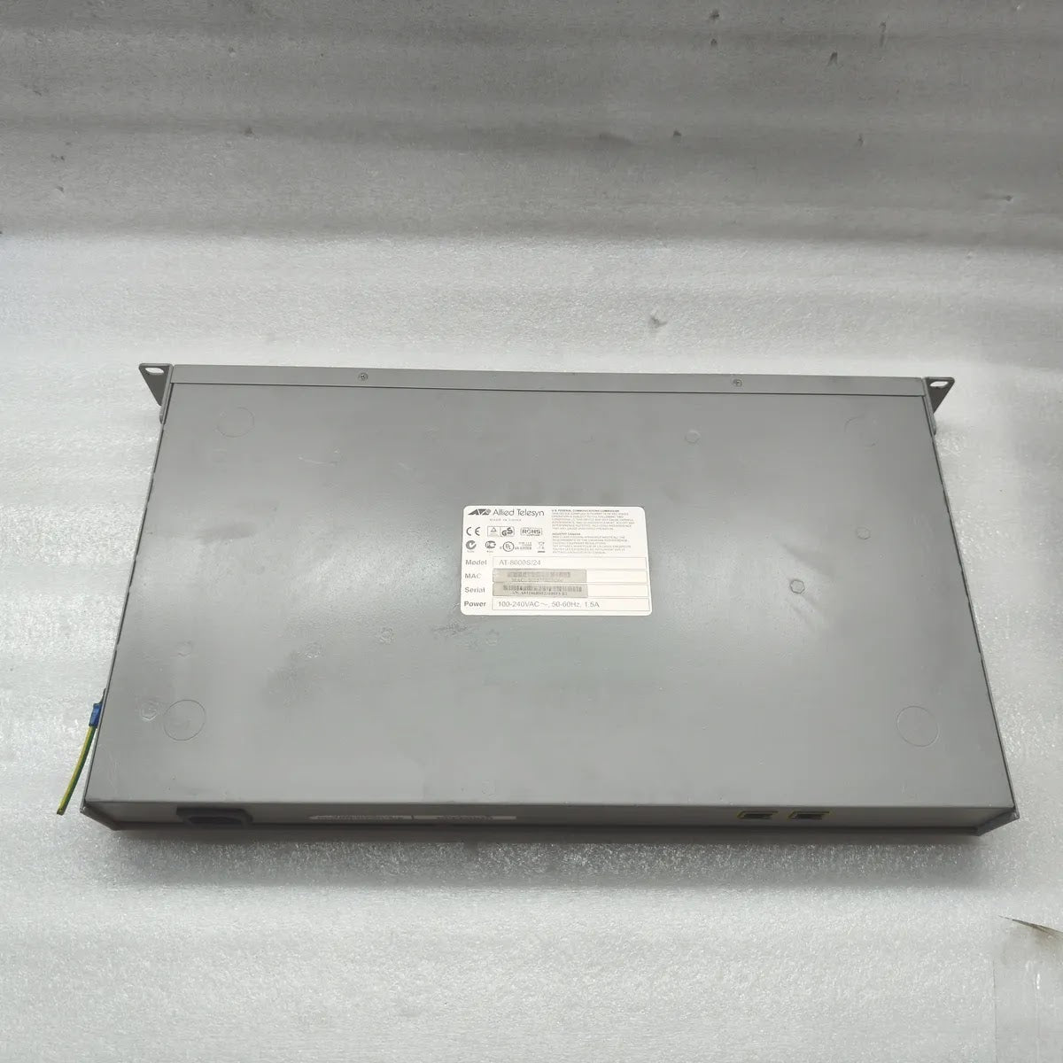 ALLIED TELESYN AT-8000S/24 Managed Ethernet Switch 100-240VAC 50-60Hz 1.5A