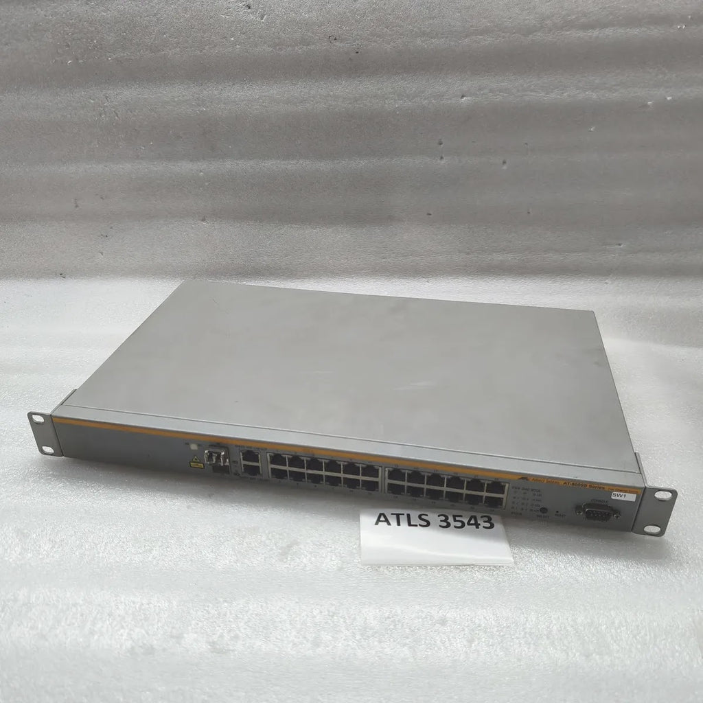 ALLIED TELESYN AT-8000S/24 Managed Ethernet Switch 100-240VAC 50-60Hz 1.5A