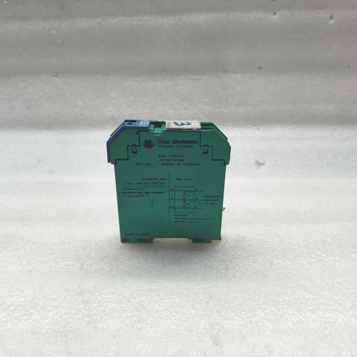 OSNA ELECTRONICS Z355/Ex ZENER BARRIER [EEx ia] IIC 5V 10Ω-5V 10Ω BASEEFA