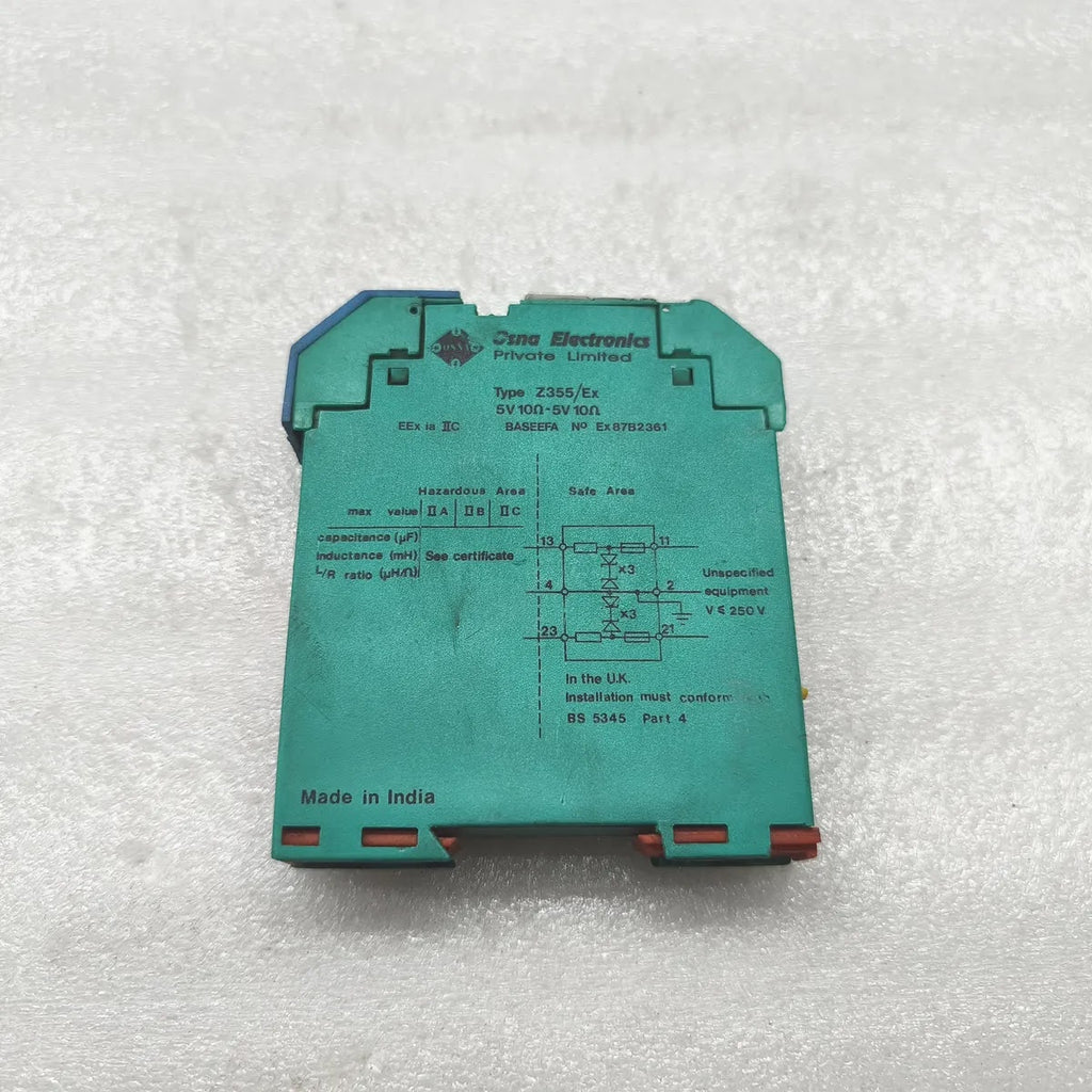 OSNA ELECTRONICS Z355/Ex ZENER BARRIER [EEx ia] IIC 5V 10Ω-5V 10Ω BASEEFA