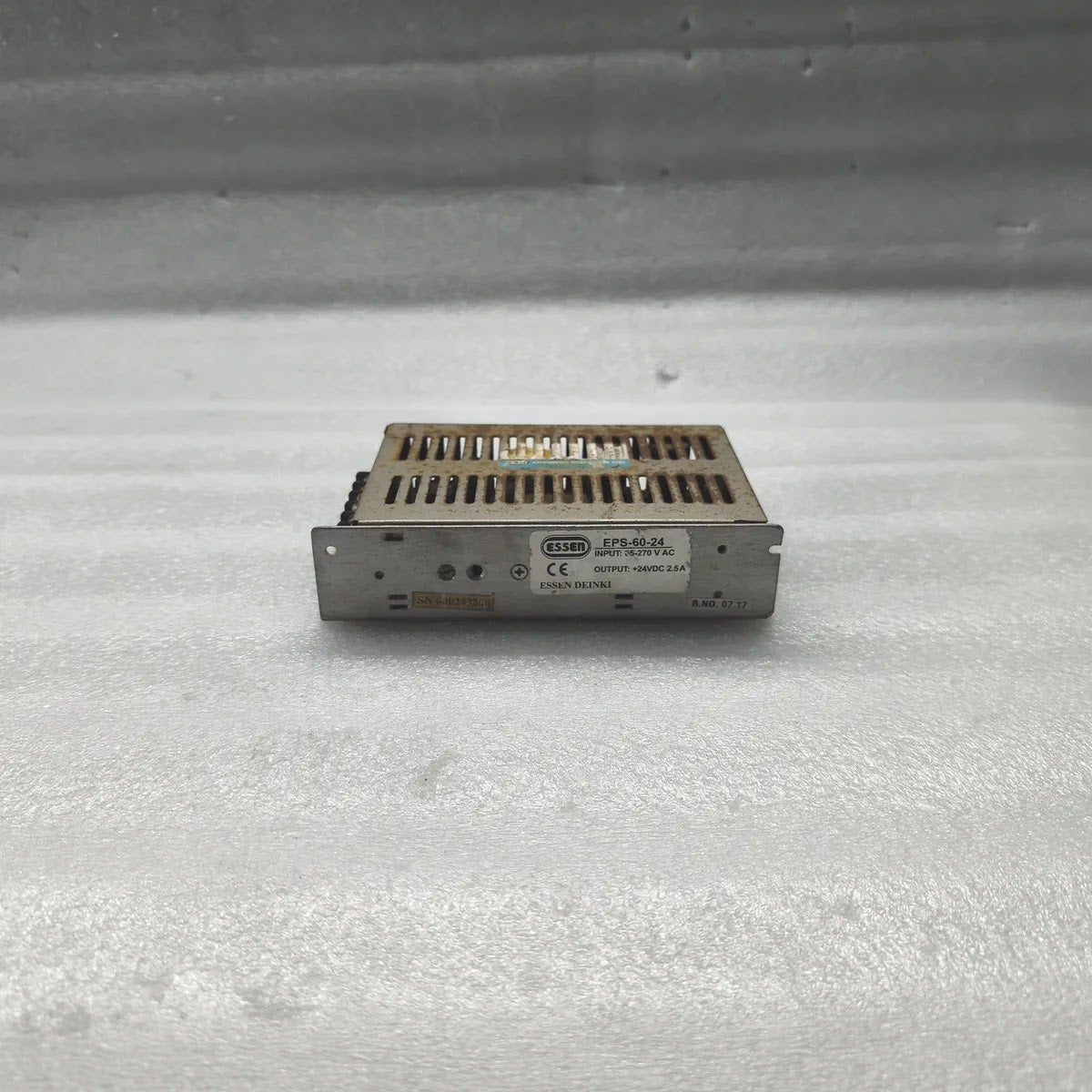 ESSEN EPS-60-24 DC Power Supply INPUT 85-270V AC OUTPUT +24VDC 2.5A