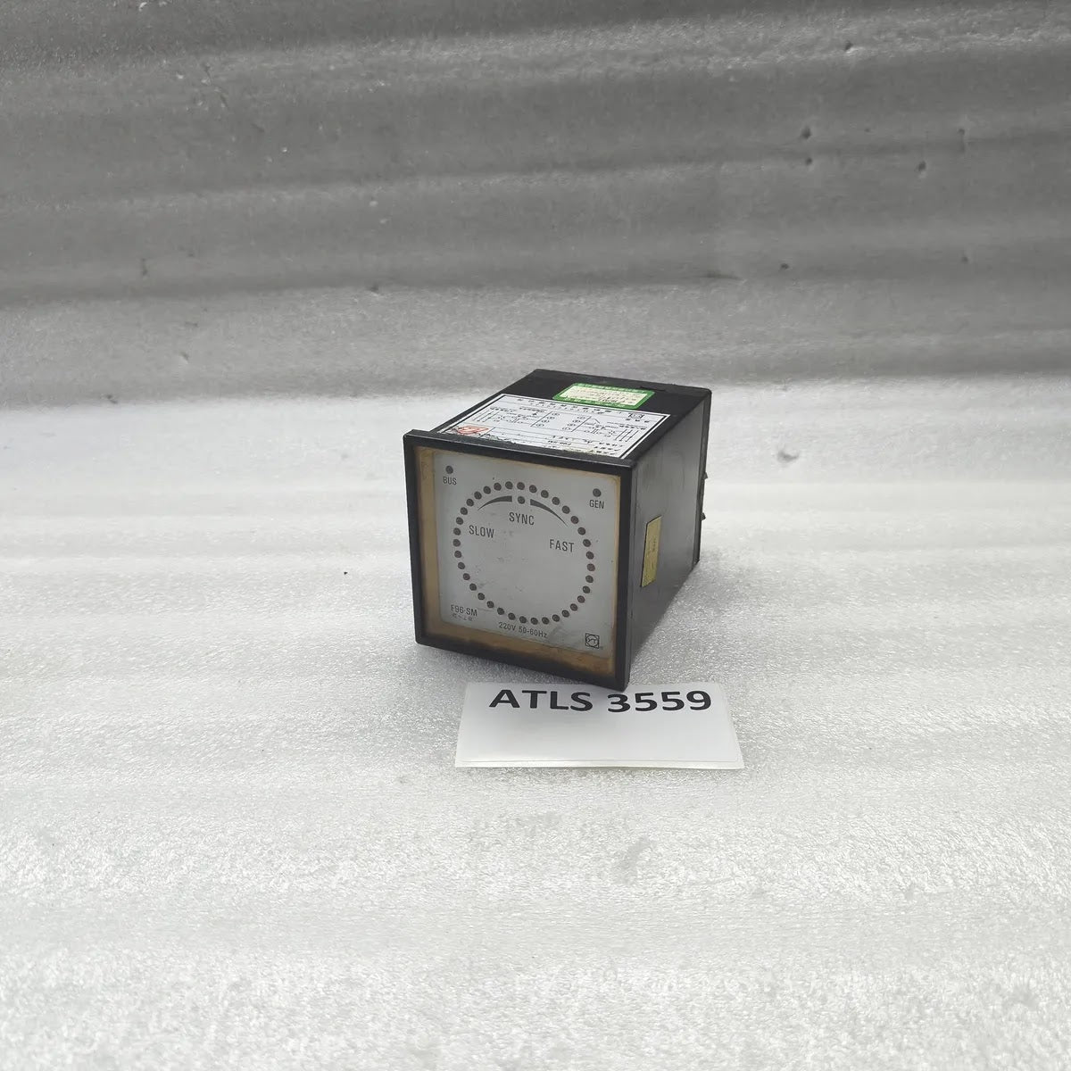 Shanghai Yitai F96-SM Synchroscope 220V 50-60Hz Generator Synchronizing Meter