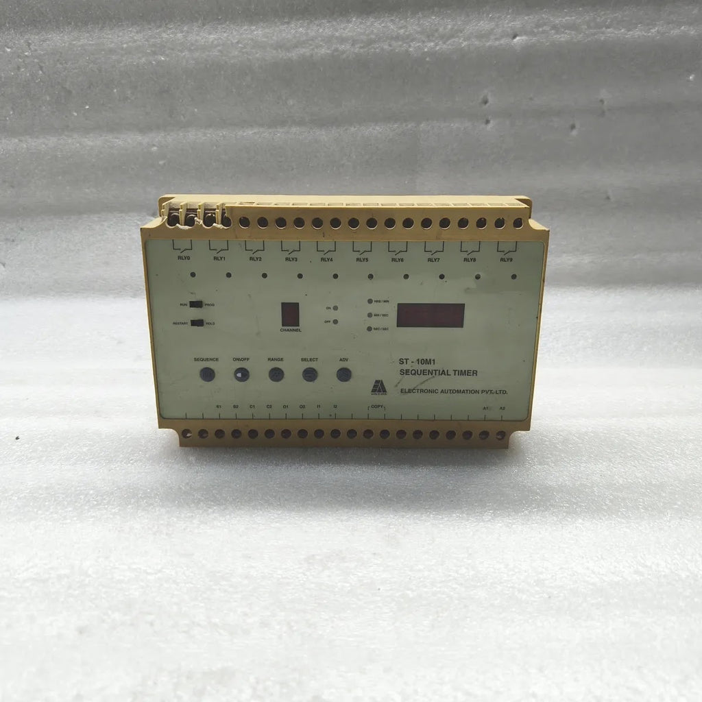 EAPL ST-10M1 SEQUENTIAL TIMER 10-Channel 85-270V AC/DC 10A 250VAC Relay Output