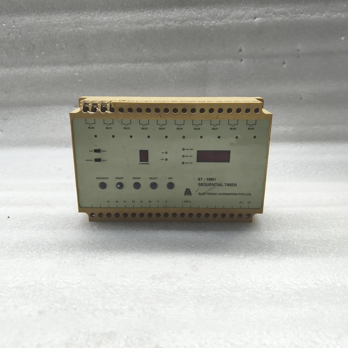 EAPL ST-10M1 SEQUENTIAL TIMER 10-Channel 85-270V AC/DC 10A 250VAC Relay Output