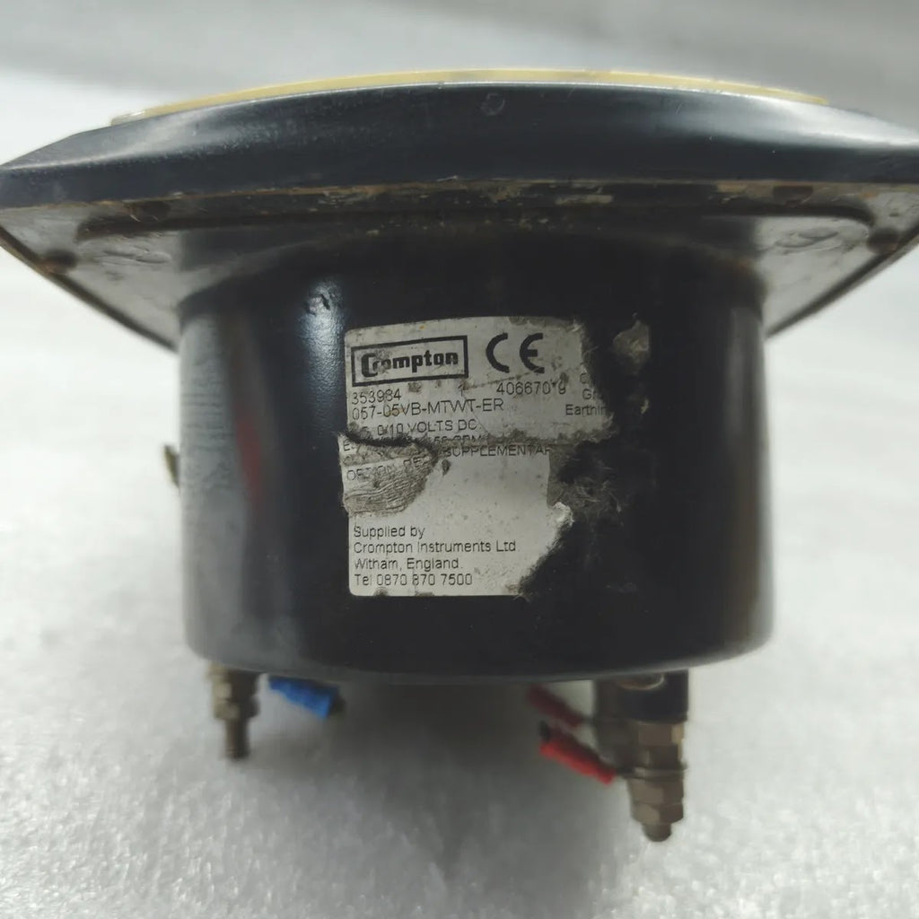 CROMPTON 057-05VB-MTVVT-ER SPM Panel Meter 0-150 SPM 0/10 VOLTS DC