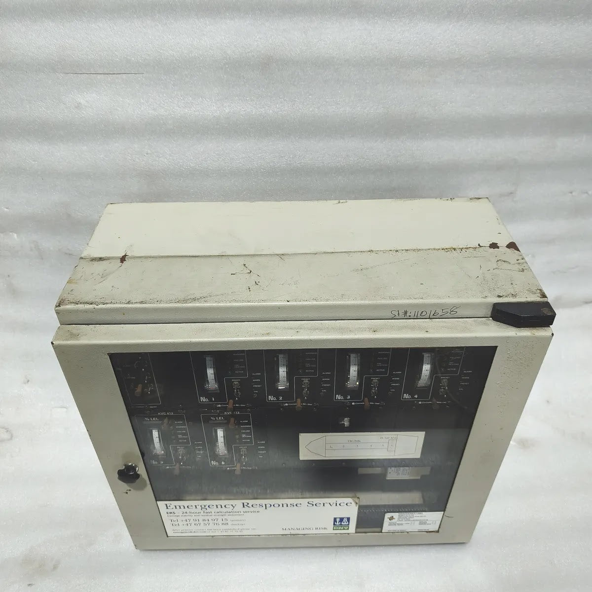 Consilium Marine KVC 413 Gas Detection Control Panel 6-Ch % LEL + KVC 312