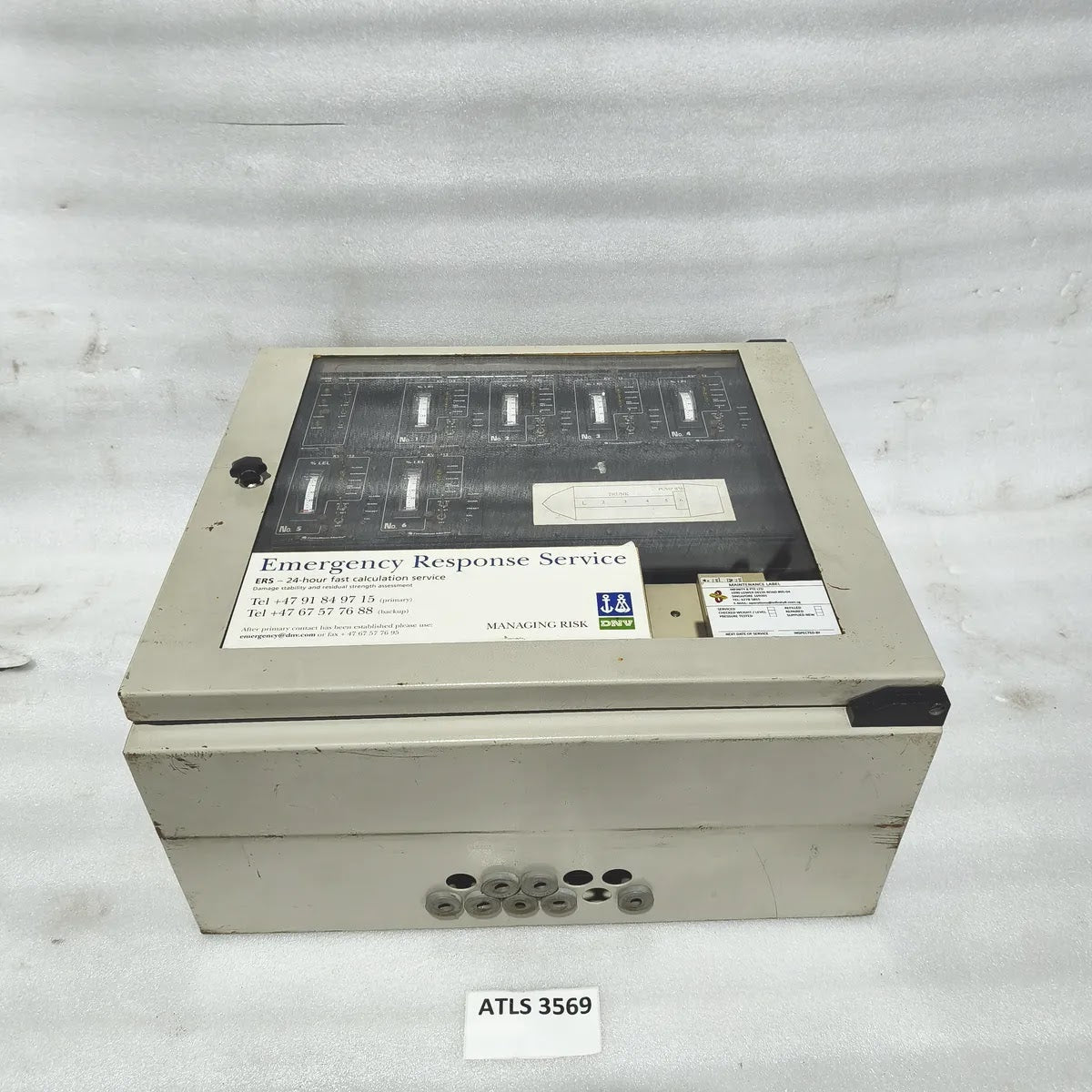 Consilium Marine KVC 413 Gas Detection Control Panel 6-Ch % LEL + KVC 312