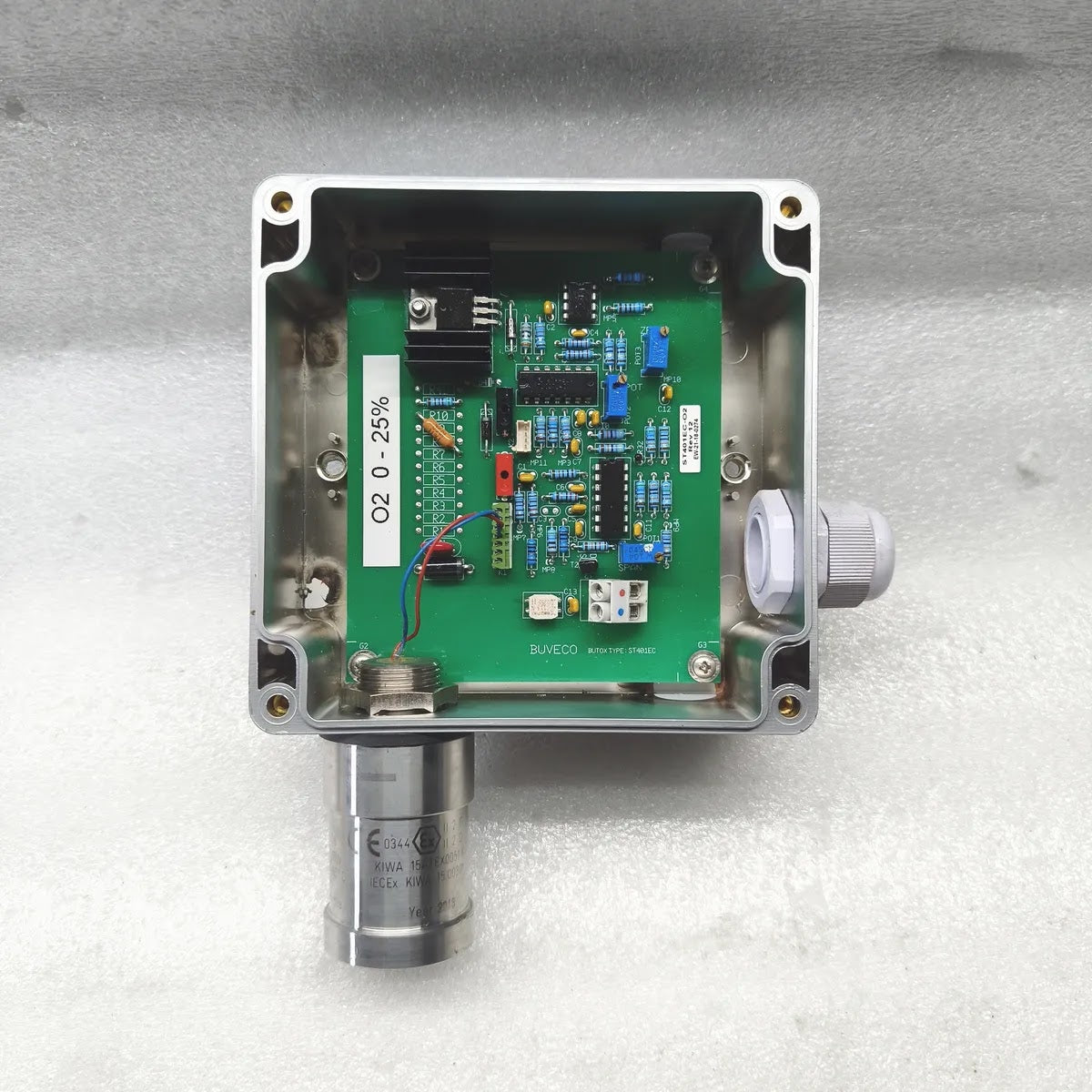 Consilium Salwico ST400 O2 Gas Detector Art.No 4461 0-25% ATEX IECEx II 2G 2D
