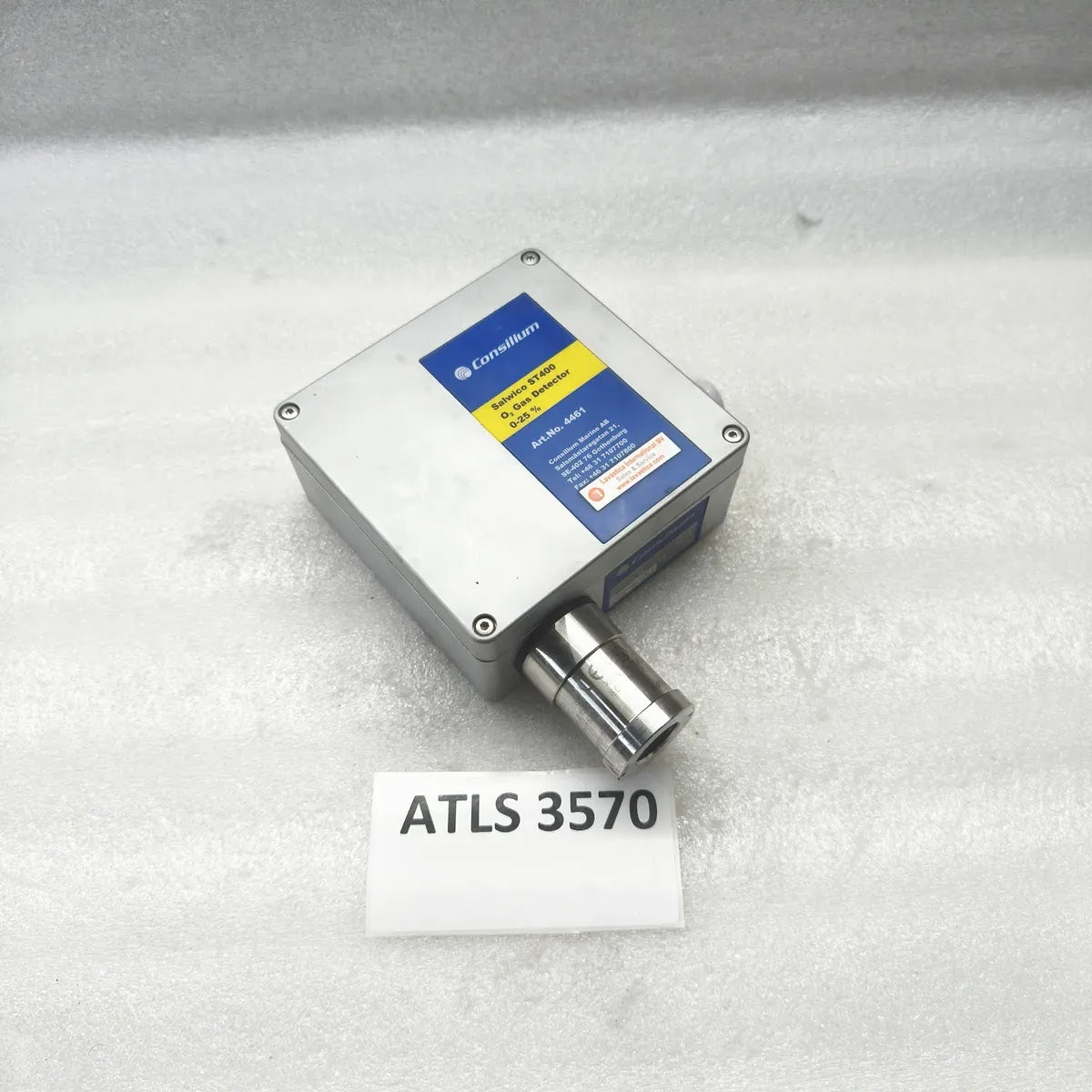 Consilium Salwico ST400 O2 Gas Detector Art.No 4461 0-25% ATEX IECEx II 2G 2D