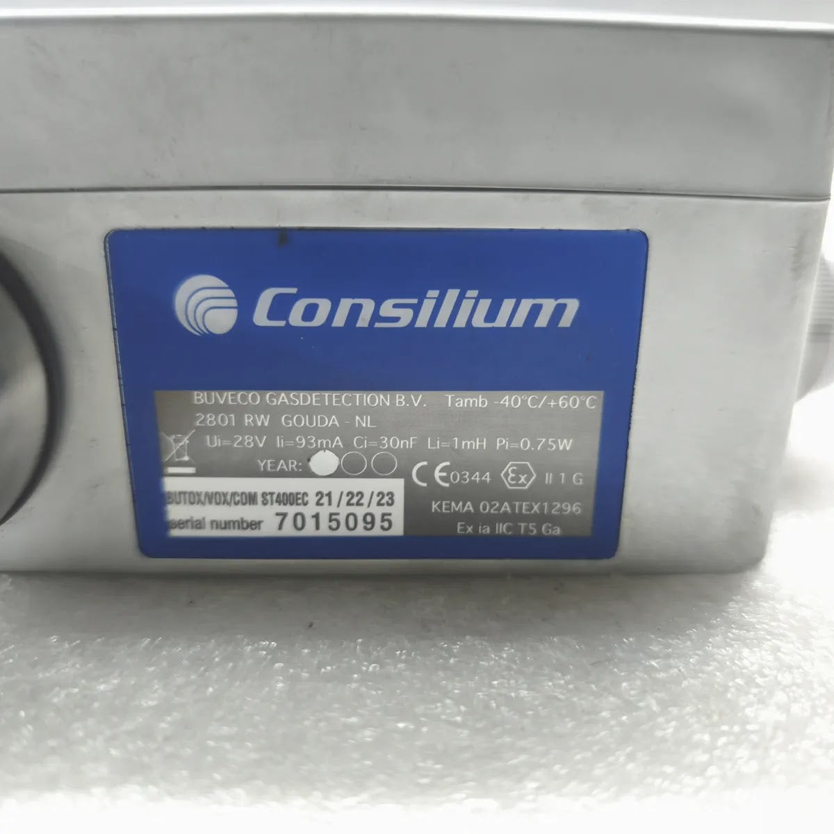 Consilium Salwico ST400 O2 Gas Detector Art.No 4461 0-25% ATEX IECEx II 2G 2D