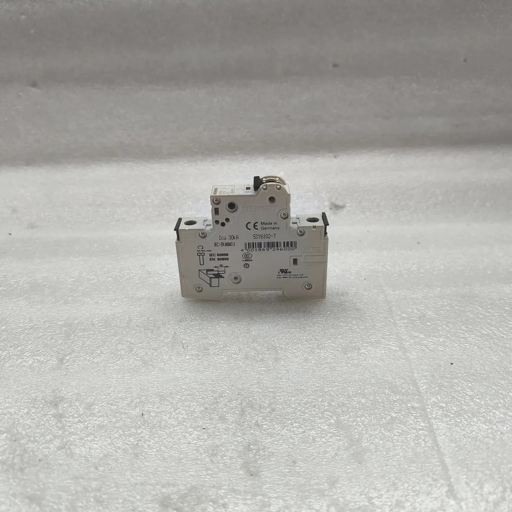 SIEMENS 5SY6102-7 MCB MINIATURE CIRCUIT BREAKER 5SY61 C2 230/400V 1 POLE 30kA