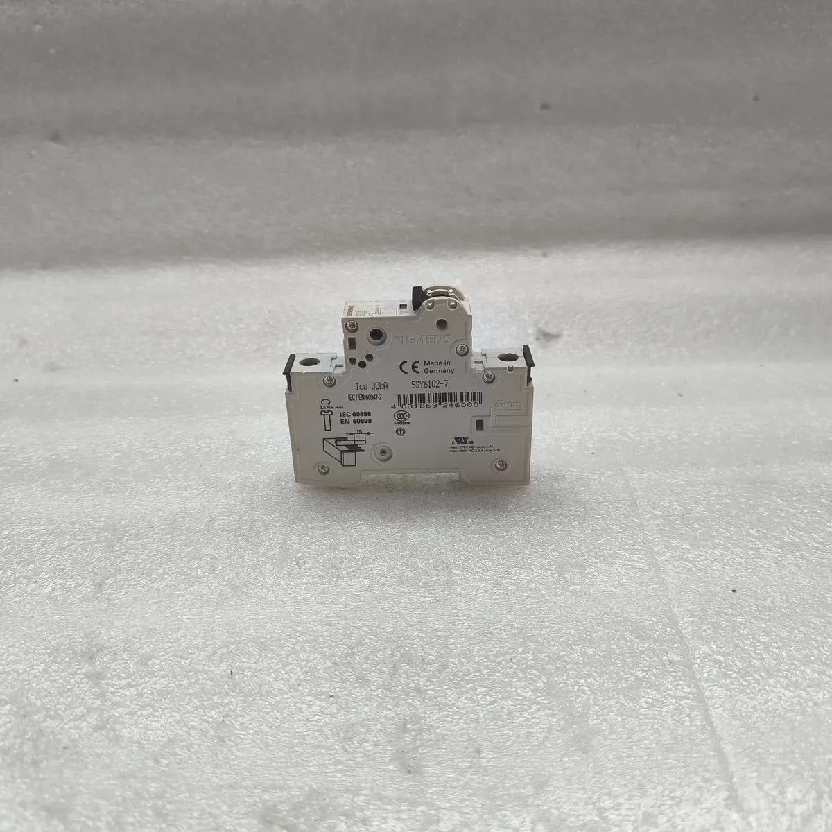 SIEMENS 5SY6102-7 MCB MINIATURE CIRCUIT BREAKER 5SY61 C2 230/400V 1 POLE 30kA