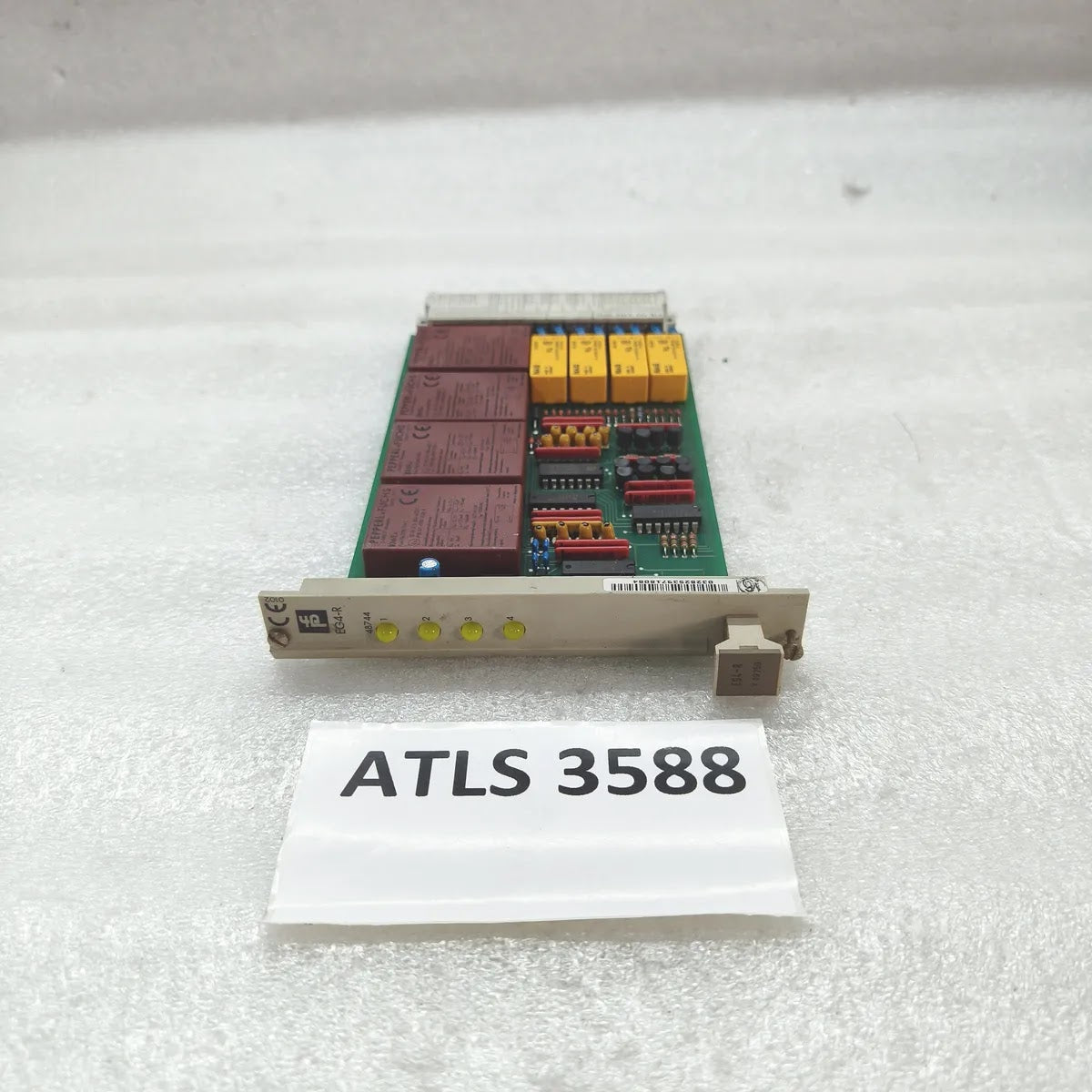 PEPPERL+FUCHS EG4-R 4-CHANNEL RELAY OUTPUT MODULE ATEX PTB 00 ATEX 2210 Ex ia