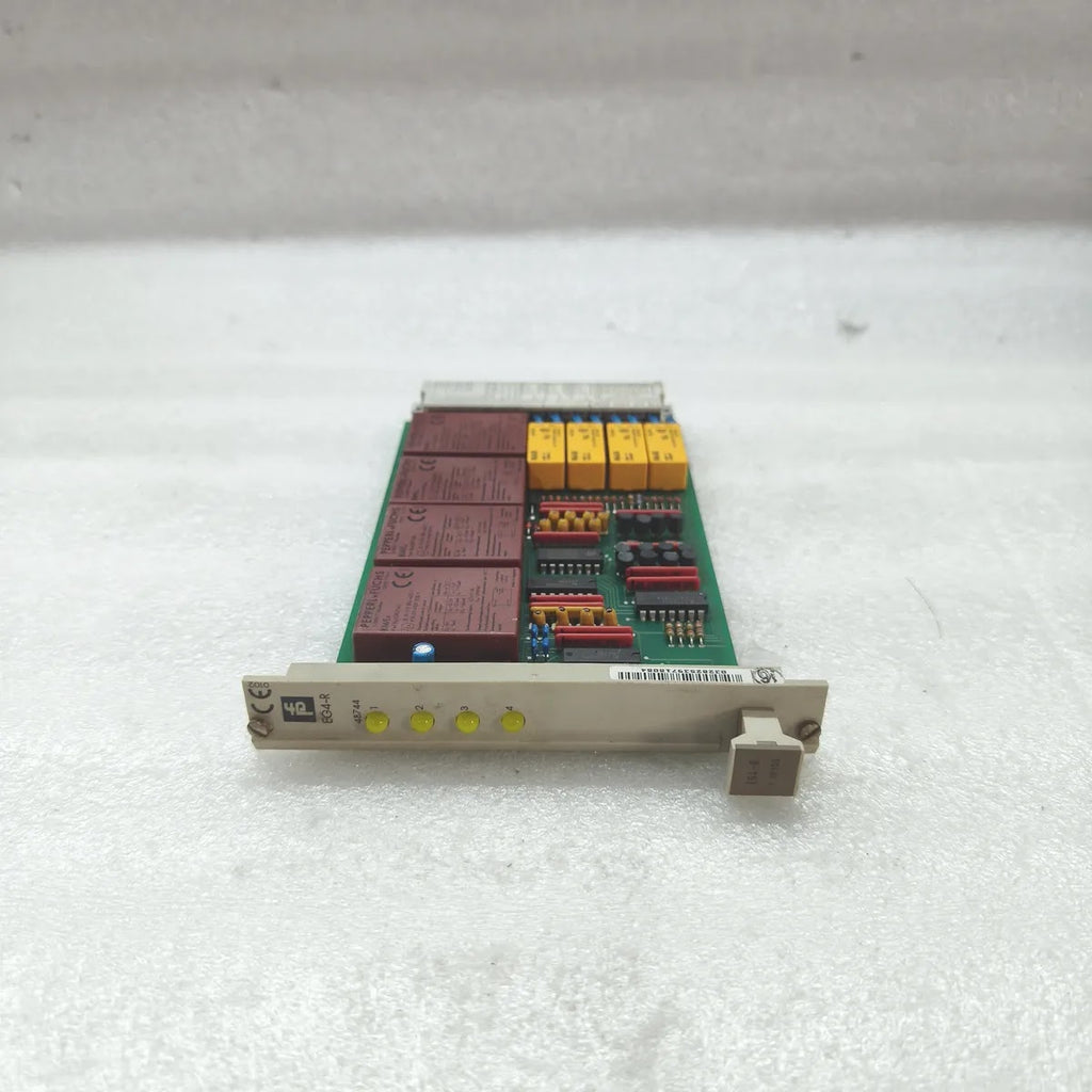 PEPPERL+FUCHS EG4-R 4-CHANNEL RELAY OUTPUT MODULE ATEX PTB 00 ATEX 2210 Ex ia