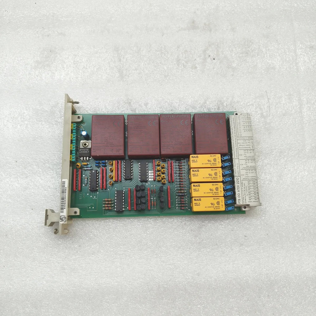 PEPPERL+FUCHS EG4-R 4-CHANNEL RELAY OUTPUT MODULE ATEX PTB 00 ATEX 2210 Ex ia