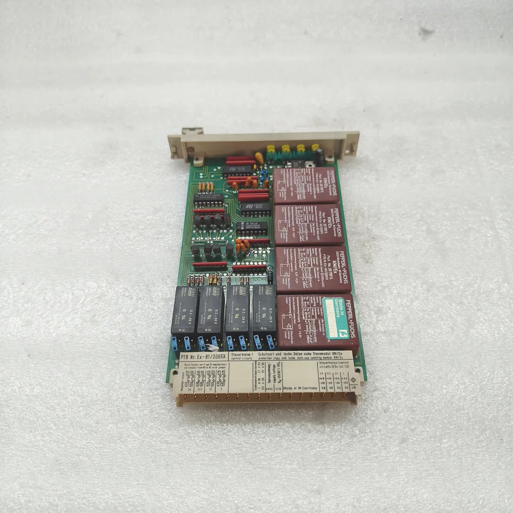 PEPPERL+FUCHS KM/Ex ISOLATING MODULE CARD PTB Nr.Ex-81/2065X [EEx ia] IIC EG4-R