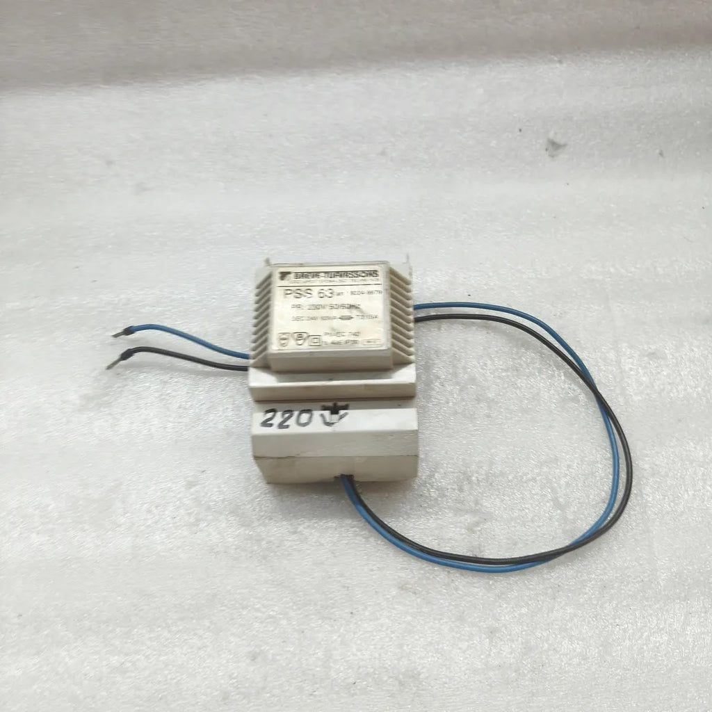 BREVE-TUFVASSONS PSS 63 Safety Isolating Transformer PRI 230V 50/60Hz SEC 24V