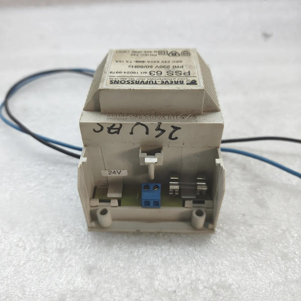 BREVE-TUFVASSONS PSS 63 Safety Isolating Transformer PRI 230V 50/60Hz SEC 24V