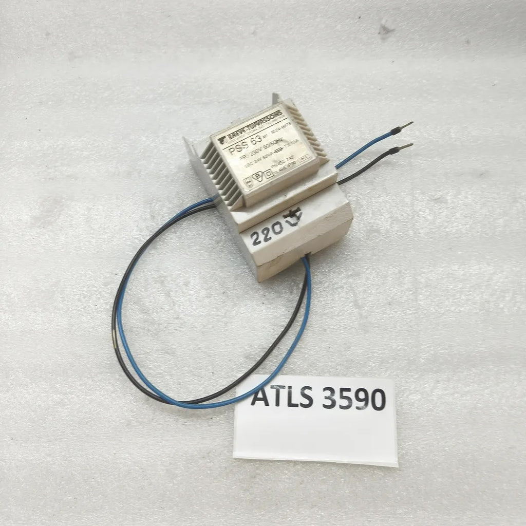 BREVE-TUFVASSONS PSS 63 Safety Isolating Transformer PRI 230V 50/60Hz SEC 24V
