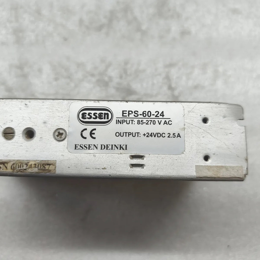 ESSEN DEINKI EPS-60-24 Switching Power Supply 85-270V AC INPUT +24VDC 2.5A
