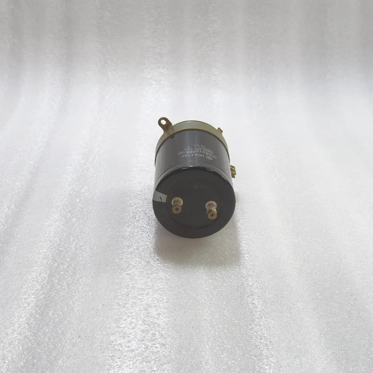 HCG F5AS Electrolytic Capacitor 4700 MFD 400 VDC Surge 450 VDC Positive